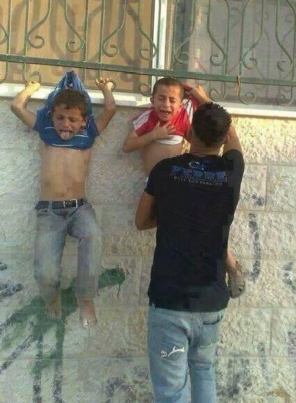 Hamas Hangs Children to Act as Human Shields